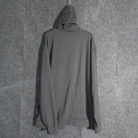 Nike Dri Fit Standard Fit Full Zip Hoodie Jacket Mens XXL Gray Athletic Swoosh - Picture 2 of 10